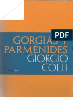 Giorgio Colli - Gorgias y Parménides PDF