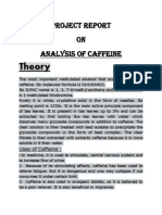 Determination of Caffeine