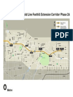 Metro Gold Line Foothill Extension Map