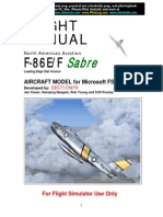 North American F 86E F Flight Manual - Stamped PDF