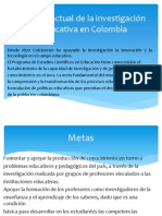 Estado Actual de La Investigación Educativa en Colombia