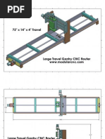 ModularCNC 72x14x4 Large Router