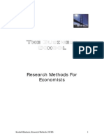 Research Method Workbook