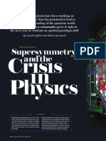 Supersymmetry A Crisis in Physics