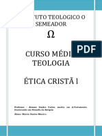 Etica Cristã L Medio em Teologia