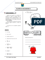 Sesion de Aprendizaje de Planteo de Ecuaciones I Ccesa007 PDF