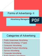 Forms of Advertising