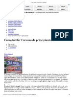 Cómo Hablar Coreano de Principiante PDF