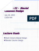 Bia Axial Column Design