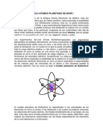 Modelo Atomico Planetario de Bohr I