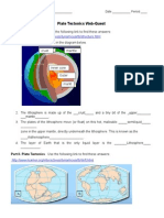 Plate Tectonics Web Quest Student