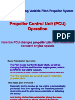 Propeller Control Unit (PCU) Operation: Constant Speeding Variable Pitch Propeller System