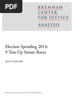 Election Spending 2014: 9 Toss-Up Senate Races