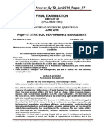 Suggested Answer - Syl12 - Jun2014 - Paper - 17 Final Examination: Suggested Answers To Questions