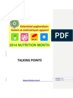 2014 Nutri Mo Talking Points