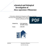 Phytochemical and Biological Investigation Off Leaf of Musa Sapientum (Musaceae) PDF