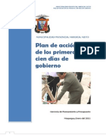 Plan Accion Cien Dias Gobierno PDF