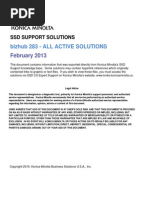 Bizhub 283 - All Active Solutions: February 2013