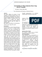 EEE 1206 011 Direct Quadrate Modeling Induction Motor MatLab Simulink PDF