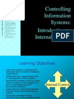 Controlling Information Systems: Introduction To Internal Control