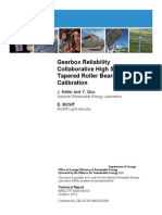 Gearbox Reliability Collaborative High Speed Shaft Tapered Roller Bearing Calibration