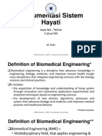 Instrumentasi Sistem Hayati: Kode MK: TM216 2 (Dua) SKS