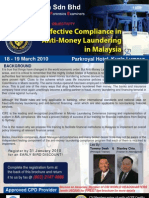 Effective Compliance in Anti-Money Laundering in Malaysia