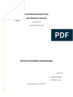 Conflicto Internacional - Derecho Internacional Público