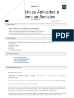 Matematicas de Ciencias Sociales PDF