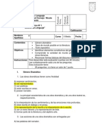 Control de II Medio. Genero Narrativo, Tipos de Mundo Posible y Texto Expositivo