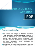 A Estrutura Do Texto Artístico