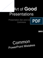 The Art of Presentations: Presentation Zen and Creative Commons