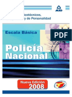 Policía Nacional CNP Escala Básica MAD 2008 PSICOTECNICOS, ORTOGRAFIA, ENTREVISTA PDF