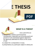 The Thesis