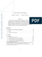 Lecture Notes in Lie Groups: Vladimir G. Ivancevic Tijana T. Ivancevic