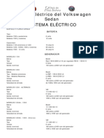 Sistema Electrico Del Volkswagen Sedan PDF