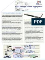 HA-821 Ethernet Service Aggregation: HFR Ha-821 Product Overview