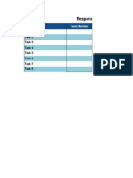 Responsibility Matrix: Task 1 Task 2 Task 3 Task 4 Task 5 Task 6 Task 7 Task 8