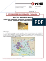 Atividade de Rec - Paralela HISTORIA 6ano Grecia PDF