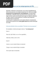 Cómo Influenciar Con Los Metaprogramas de PNL