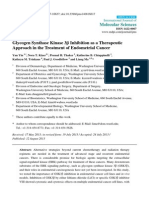 Glycogen Synthase Kinase 3β Inhibition as a Therapeutic Approach in the Treatment of Endometrial Cancer