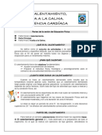 2 U.D. El Calentamiento y La Vuelta A La Calma. FC. 1º ESO PDF