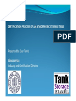 Certification Process of Storage Tank PDF