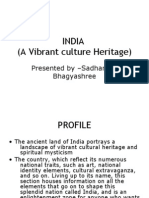 INDIA (A Vibrant Culture Heritage)