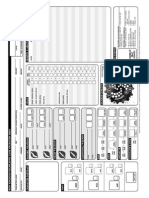 Iron Kingdoms Character Sheet (B&W) PDF