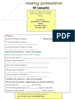 Saxon Genitive Practice ESO 1