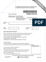 University of Cambridge International Examinations International General Certificate of Secondary Education