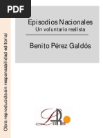 Pérez Galdos, Benito - Episodios Nacionales - Un Voluntario Realista PDF