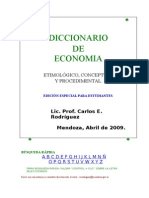 Diccionario de Economia