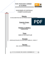 Ejercicios en MATLAB